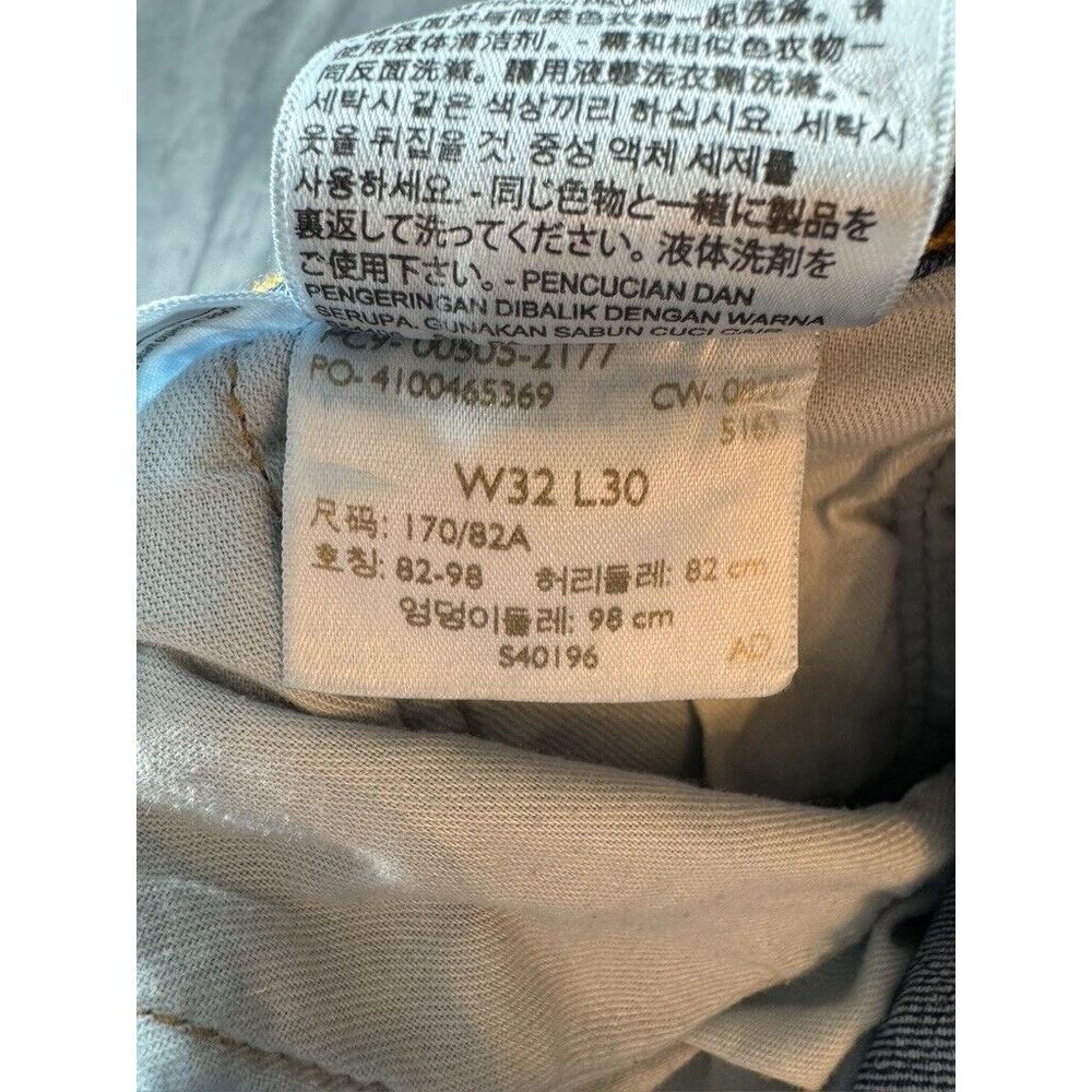 Levi's 505 Regular‎ Straight Fit Jeans Men's 32x30 Blue Medium Wash Distressed - Picture 10 of 10